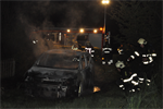 Prio 1 Brand Wegvervoer Auto Foarwei Oudwoude